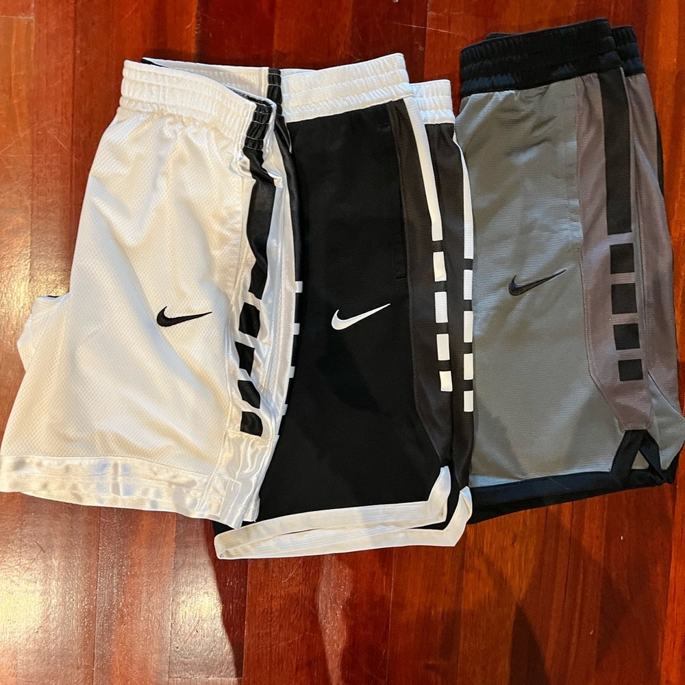 COPY - Nike dri fit elite basketball shorts 3 pair.